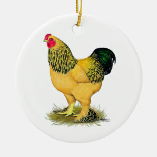 Brahma: Buff Rooster Keramisch Ornament