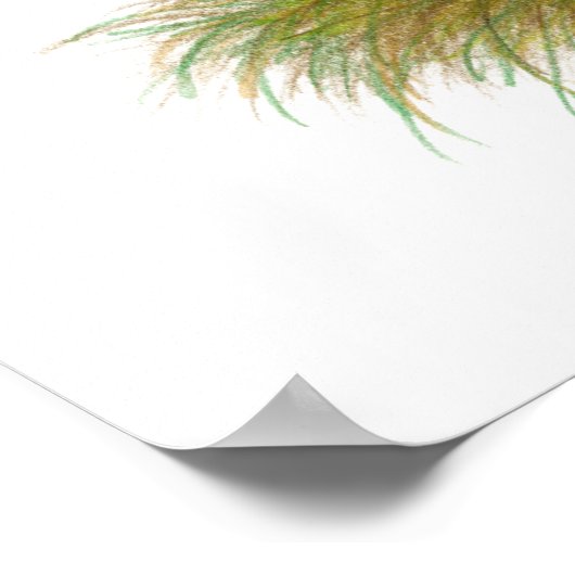 Brahma: Lichte rooster Poster (Hoek)