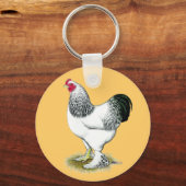 Brahma: Lichte rooster Sleutelhanger (Voorkant)