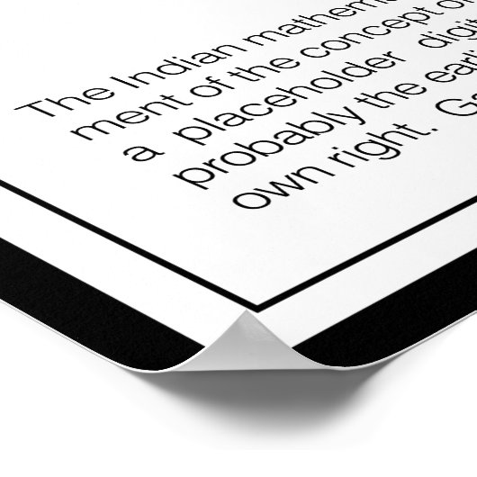 Brahmagupta Poster (Hoek)