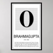 Brahmagupta Poster (Voorkant)
