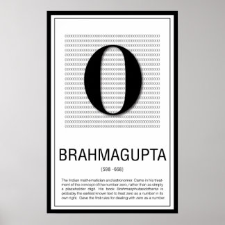 Brahmagupta Poster
