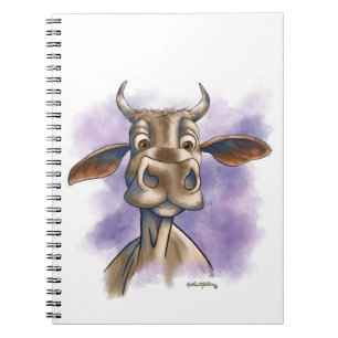 Brahman Koe Cartoon Notitieboek