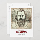 Brahms Briefkaart (Voorkant / Achterkant)