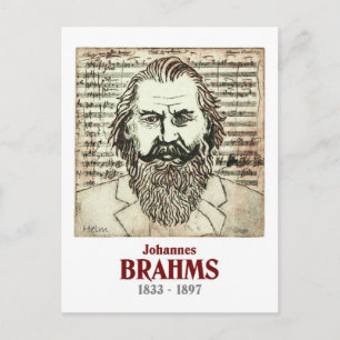 Brahms Briefkaart
