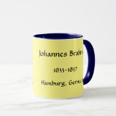 Brahms Classic Composer Mug (Devant droit)