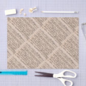 Brahms Music Manuscript Tissuepapier (Craft)