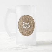 Braid Watch Lezbi Nerdy Chibi Frosted Mug (Gauche)