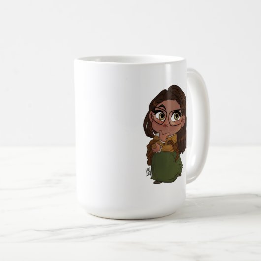 Braid Watch Lezbi Nerdy Chibi Mug (Devant droit)