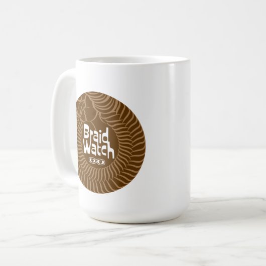 Braid Watch Lezbi Nerdy Chibi Mug (Devant gauche)