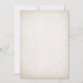 Braids gothiques pour filles Invitation d'annivers (Dos)