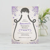 Braids gothiques pour filles Invitation d'annivers (Debout devant)