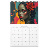 Braids Imaginaire Calendrier d'art moderne (Mar 2026)