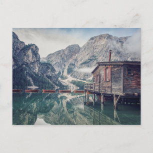 Braies-meer Briefkaart