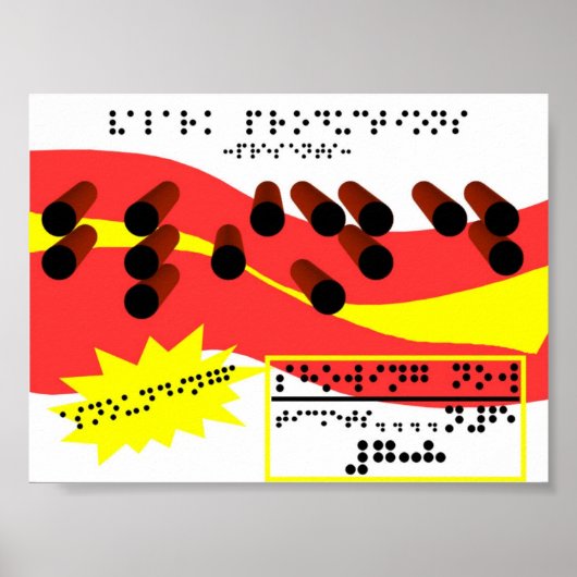 Braille Advert Poster (Voorkant)