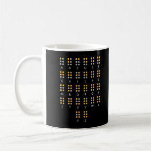 Braille Alphabet Blind Art Koffiemok