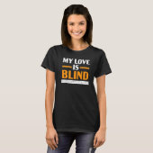 Braille Blind Awareness Visual Impayed Disabili T-shirt (Voorkant volledig)