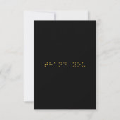 Braille Code Dank u kaart (Voorkant)