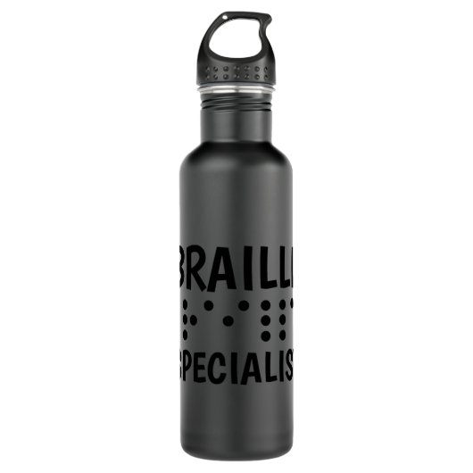 Braille Specialist Waterfles (Voorkant)