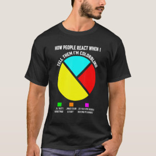 Braille Supply Awarenes Blindness Color Blind Heet T-shirt