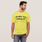 Braille. Voel je het? T-shirt (Voorkant volledig)