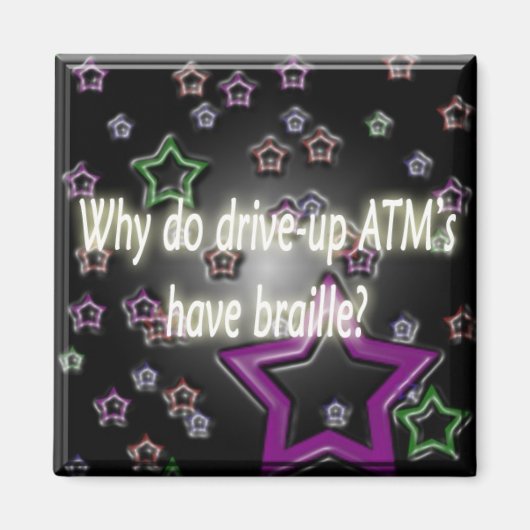 braillemagneet magneet (Voorkant)