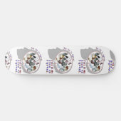 Brain aan duiven skateboard (Horizontaal)