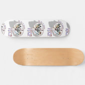 Brain aan duiven skateboard (Horizontaal)