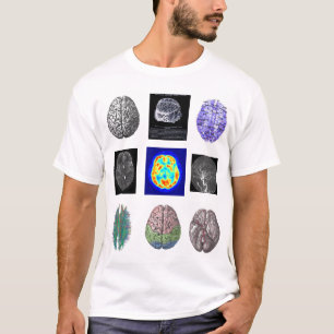 Brain Afbeeldingen wit T T-shirt