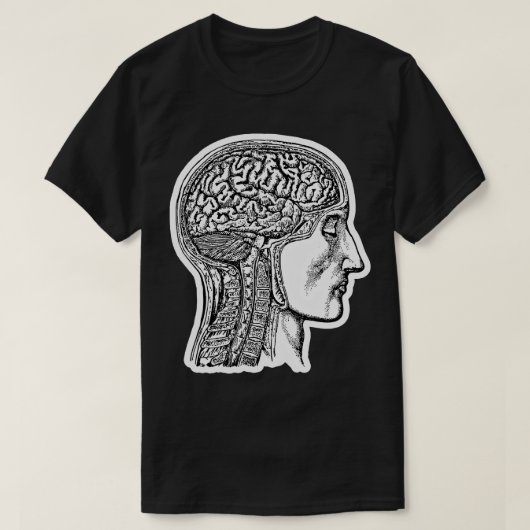 Brain Anatomie T-shirt (Design voorkant)