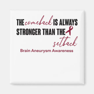Brain Aneurysm Awareness Ribbon Support Giften Magneet