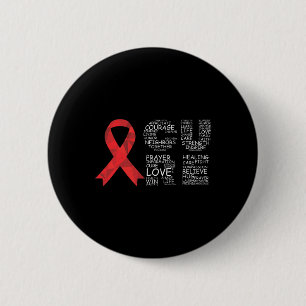 Brain Aneurysm Awareness Surgery grafische onderst Ronde Button 5,7 Cm