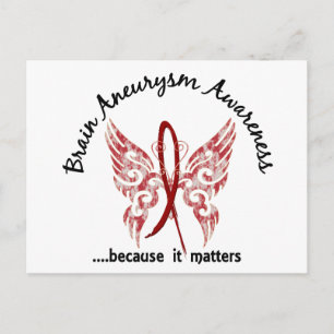 Brain Aneurysm Butterfly 6.1 Briefkaart