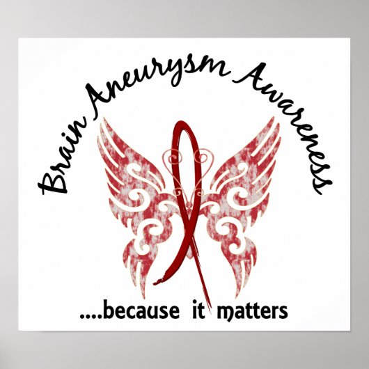 Brain Aneurysm Butterfly 6.1 Poster (Voorkant)