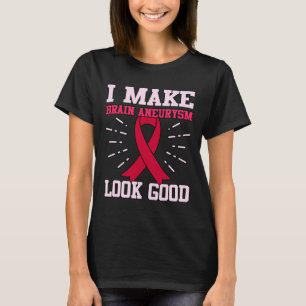 Brain Aneurysm Let goed op maand ondersteuning G T-shirt