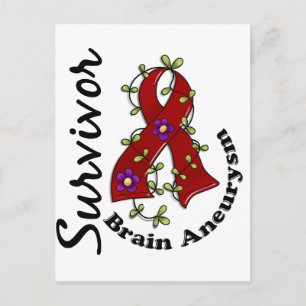 Brain Aneurysm Survivor 15 Briefkaart