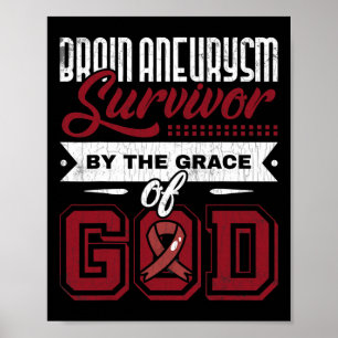 Brain Aneurysm Survivor Medical Conditie Aneurysm Poster