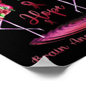 Brain Aneurysme Bewustheid Poster (Hoek)