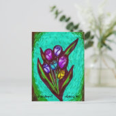 Brain Bouquet Briefkaart (Staand voorkant)