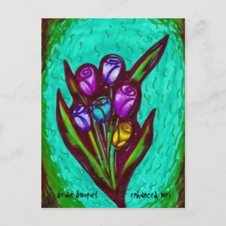 Brain Bouquet Briefkaart