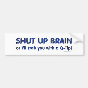 Brain Bumpersticker uitschakelen