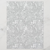 Brain Cancer Awareness Benefit Grey Floral Flyer (Achterkant)