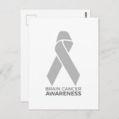 Brain Cancer Awareness Briefkaart (Voorkant / Achterkant)