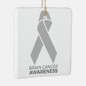Brain Cancer Awareness Keramisch Ornament (Rechts)