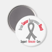 Brain Cancer Awareness Month Ribbon Magneet (Voorkant / Achterkant)