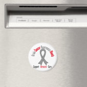 Brain Cancer Awareness Month Ribbon Magneet (Insitu (Vaatwasser))
