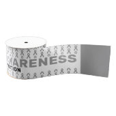 Brain Cancer Awareness Pattern Grosgrain Lint (Spoel)