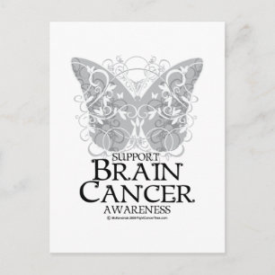 Brain Cancer Butterfly Briefkaart