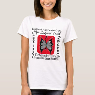 Brain Cancer Butterfly Inspiraties T-shirt
