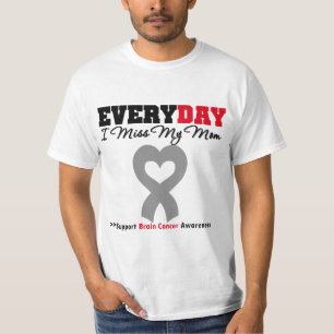 Brain Cancer Elke dag juf ik mijn moeder T-shirt